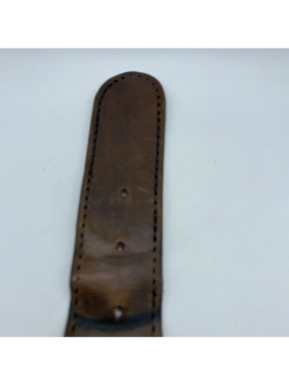 Unbranded Brown Leather Belt Size Large 40